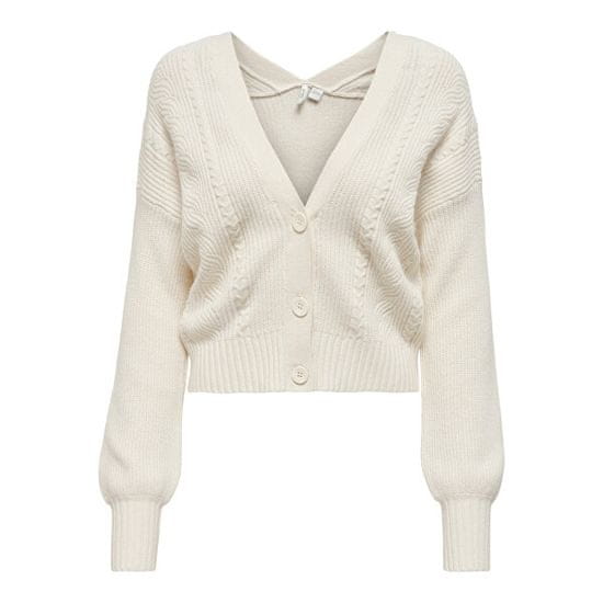 ONLY Ženski pulover ONLKATIA 15246045 White kapa Gray