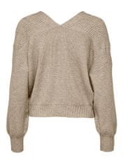 ONLY Ženski pulover ONLKATIA 15246045 Beige (Velikost XS)