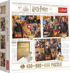 Trefl Puzzle Harry Potter: Ron, Hermiona in Harry 400 + 500 + 600 kosov