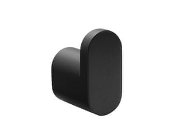 SAPHO FLORI Mat Črn Okrogel Držalo za Brisače