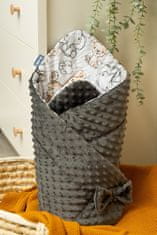 Sensillo Spalna vreča za dojenčke MINKY SAFARI/GRAFITNA SPALNICA 75x75