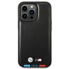 Bmw ovitek bmhcp14l22ptdk iphone 14 pro 6.1; črno/črn leather stamp tricolor