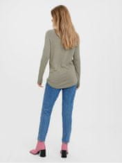 Vero Moda Ženski pulover VMNELLIE Relaxed Fit 10220902 Laurel hrast (Velikost XS)