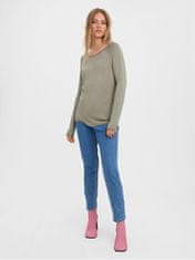 Vero Moda Ženski pulover VMNELLIE Relaxed Fit 10220902 Laurel hrast (Velikost XS)
