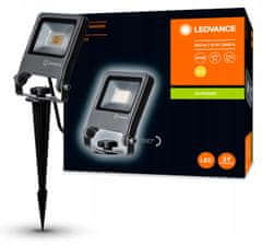 LEDVANCE Reflektor LED svetilka 10W 800lm 3000K Topla bela IP65 Siva GARDEN Flood Endura Drivable