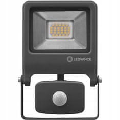 LEDVANCE Reflektor LED svetilka 20W 1700lm 3000K Topla bela IP44 siva s senzorjem gibanja Floodlight Endura