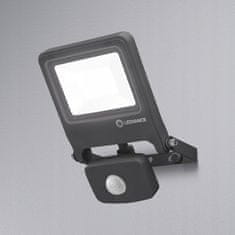 LEDVANCE Reflektor LED svetilka 20W 1700lm 4000K Nevtralno bela IP44 siva s senzorjem gibanja Floodlight Endura