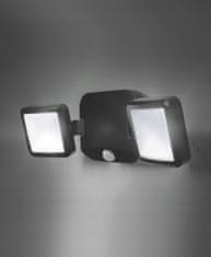 LEDVANCE Reflektor LED svetilka 10W 480lm 4000K Nevtralno bela IP54 Črna s senzorjem gibanja SPOTLIGHT na baterije