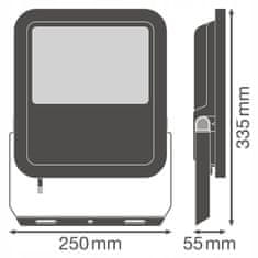 LEDVANCE Reflektor LED svetilka 80W 8800lm 3000K Topla bela IP65 Črna