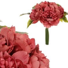 Autronic Peonije v pugetu, 9 glav, barva starozelena. KN6162 PINK