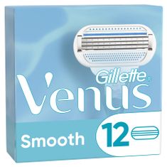 Gillette Venus Smooth nadomestne brivne glave, 12 kos