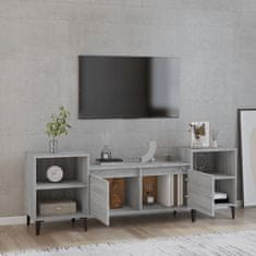 Vidaxl TV omarica siva sonoma 160x35x55 cm inženirski les