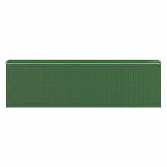 Vidaxl Vrtna lopa zelena 192x689x223 cm pocinkano jeklo