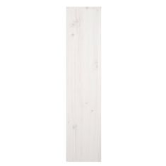 Vidaxl Pokrov za radiator bela 169x19x84 cm trdna borovina
