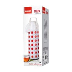 Banquet Termos s črpalko CULINARIA 1,9 l, dekor pikice, OK