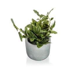HOME DECOR DOM DEKOR Umetno cvetje v betonskem loncu GREENERY 18 x 20 cm