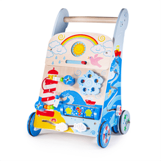 Bigjigs Toys Bigjigs Baby Leseni aktivni sprehajalec po morju
