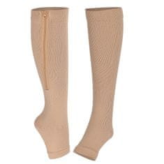 Northix Zip Sox - Kompresijske nogavice z zadrgo 