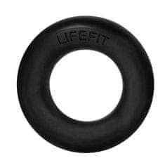LIFEFIT Rubber Ring utrjevalec prstov, črn