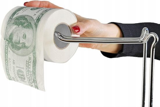 Korbi Smešen Toaletni Papir z Dolarji - Korbi