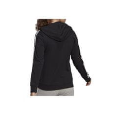 Adidas Športni pulover črna 152 - 157 cm/XS W 3STRIPES SJ FZ HD