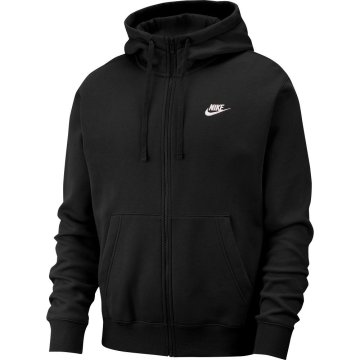 Nike Športni pulover črna M Club Hoodie FZ BB
