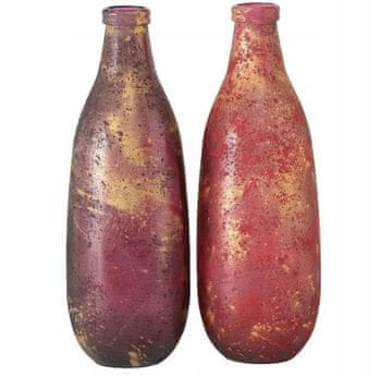 shumee Garvi okrasna steklena vaza za rože 42 cm