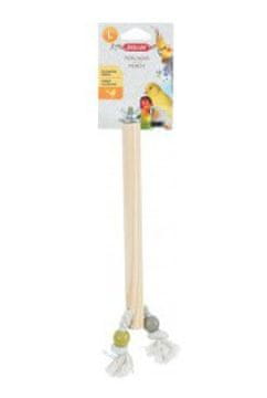 Zolux Lesena ptičja gredica z vrvjo L 23,5cm