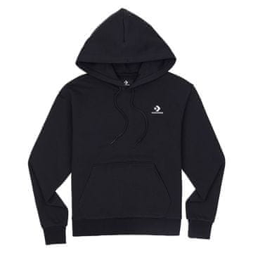 Converse Športni pulover črna Embroidered Star Chevron Hoodie