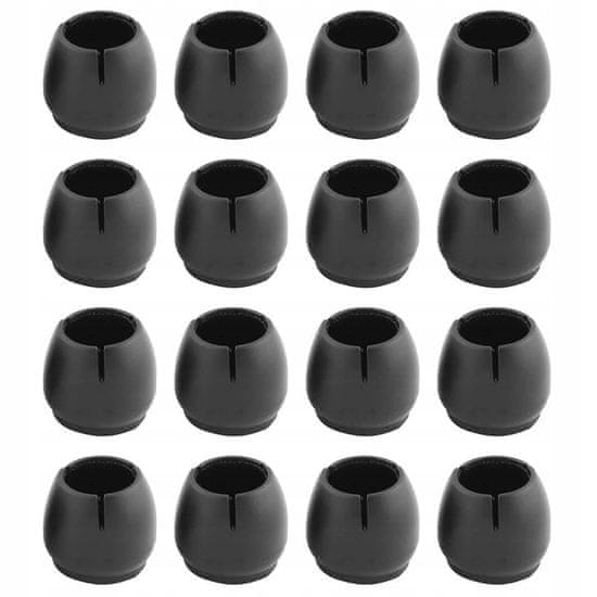 Korbi Silikonski filc podlog za stole 17-21mm, set 16