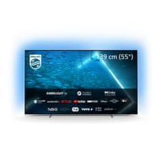 Philips 55OLED707/12 4K UHD OLED televizor, Android TV, 120 Hz, Ambilight