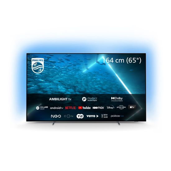 Philips 65OLED707/12 4K UHD OLED televizor, Android TV, 120 Hz, Ambilight