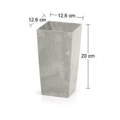 nabbi Plastični cvetlični lonec DURS125E 12,5 cm - sivi beton
