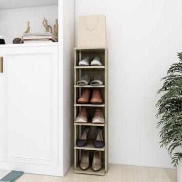 Vidaxl vidaXL Omarica za čevlje sonoma hrast 27,5x27x102 cm