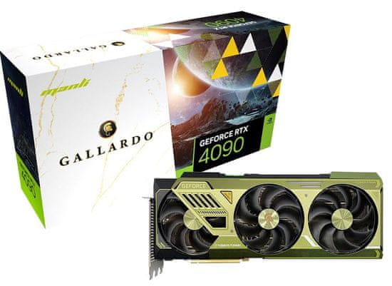 Manli GeForce RTX 4090 Gallardo grafična kartica, 24 GB GDDR6X (M-NRTX4090G-M3530)