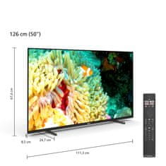 Philips 50PUS7607/12 4K UHD DLED televizor, Saphi OS