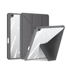 Dux Ducis Magi etui za iPad 10,2'' 2021 / 2020 / 2019 pametni ovitek s stojalom in shrambo za Apple Pencil sive barve