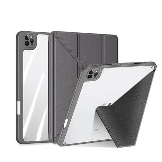 Dux Ducis Magi etui za iPad Pro 11'' 2021 / 2020 / 2018 / iPad Air (4. generacija), pametni ovitek s stojalom in shrambo za Apple Pencil, siv