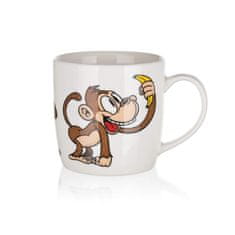 Banquet Keramični vrč MONKEY 320 ml, asorti, set 6