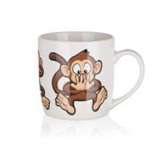 Banquet Keramični vrč MONKEY 320 ml, asorti, set 6