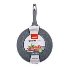Banquet Ponev WOK 28x7,8cm z neprijemljivo površino GRANITE GREY