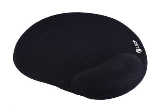 C-Tech MPG-03 gelska podloga za miško, črna, 240x220mm