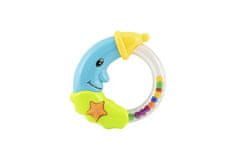 Teddies Plastična luna z ropotuljico 11 cm