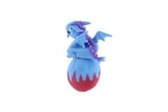 Teddies Silikon za obračanje dinozavrov/jajc 15 cm 4 vrste