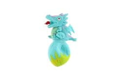 Teddies Silikon za obračanje dinozavrov/jajc 15 cm 4 vrste