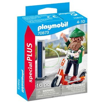 Playmobil MOŠKI Z E-SKUTERJEM 70873, MOŠKI Z E-SKUTERJEM 70873