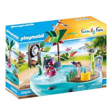 Playmobil MALI BAZEN Z PRŠILNIKOM VODE 70610, MALI BAZEN Z PRŠILNIKOM VODE 70610