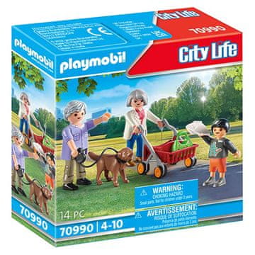 Playmobil DEDKI STARŠI Z OTROKOM 70990, DEDKI STARŠI Z OTROKOM 70990