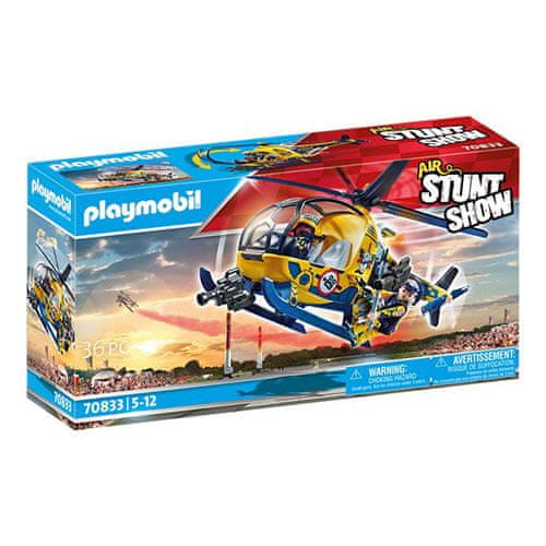 Playmobil AIR TUNT SHOW HELIKOPTER S FILMSKO EKIPO 70833, AIR TUNT SHOW HELIKOPTER S FILMSKO EKIPO 70833