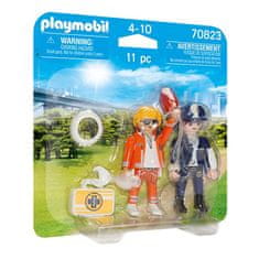 Playmobil DUOPACK ZDRAVNIK IN POLICIST 70823, DUOPACK ZDRAVNIK IN POLICIST 70823